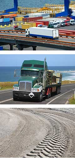 trucks on the beach